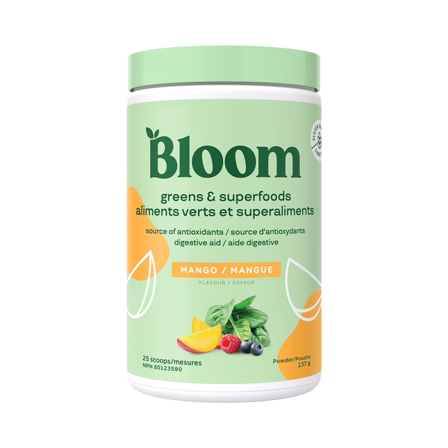 Bloom Nutrition - Greens & Superfoods, Mango | 137 g