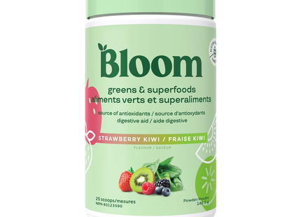 Bloom Nutrition - Greens & Superfoods, Strawberry Kiwi | 146.5 g