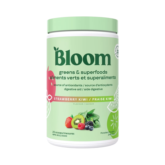 Bloom Nutrition - Greens & Superfoods, Strawberry Kiwi | 146.5 g