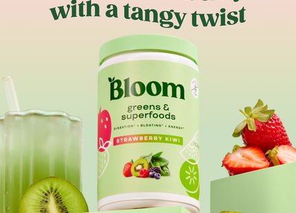 Bloom Nutrition - Greens & Superfoods, Strawberry Kiwi | 146.5 g