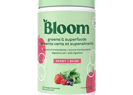 Bloom Nutrition - Greens & Superfoods, Berry | 132 g
