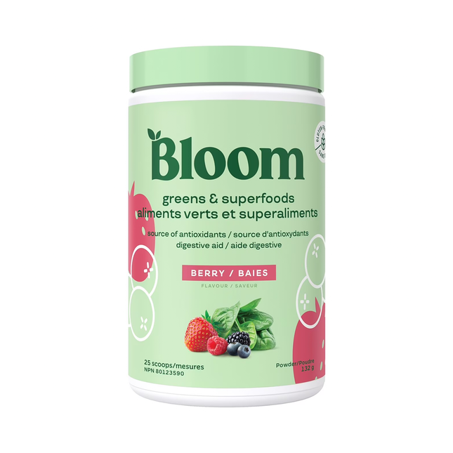 Bloom Nutrition - Greens & Superfoods, Berry | 132 g