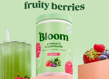 Bloom Nutrition - Greens & Superfoods, Berry | 132 g