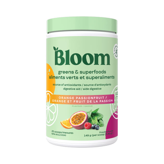 Bloom Nutrition - Greens & Superfoods, Orange Passionfruit | 149 g