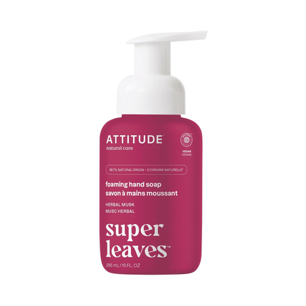 Attitude - Savon moussant pour les mains, musc aux herbes | 295 ml