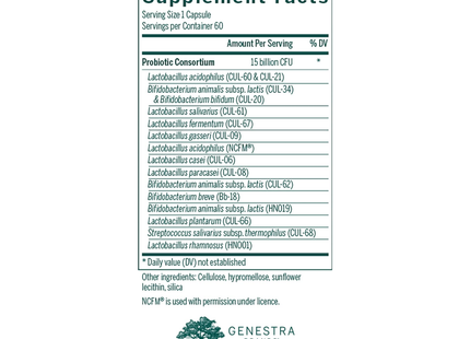 Genestra - HMF Multi-Souches | 60 capsules