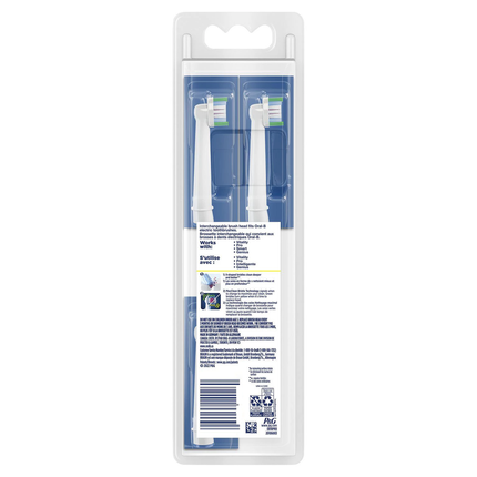 Oral-B - Têtes de brosse 3D blanches | 3 remplacements