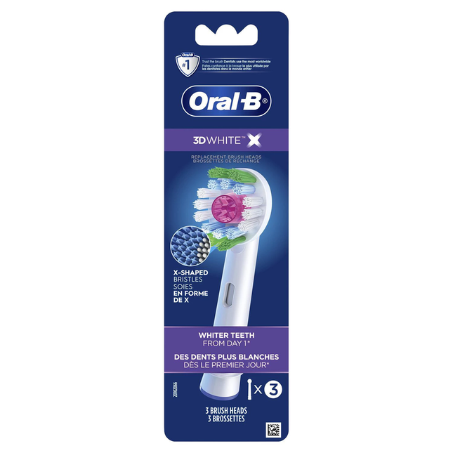 Oral-B - 3D White Brush Heads | 3 Replacements