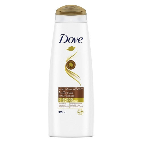 Dove - Shampooing nourrissant à l'huile pour contrôler les frisottis | 355 ml