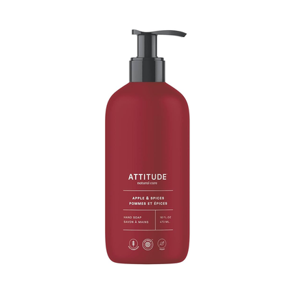 Attitude - Savon liquide pour les mains, pommes et épices | 473 ml