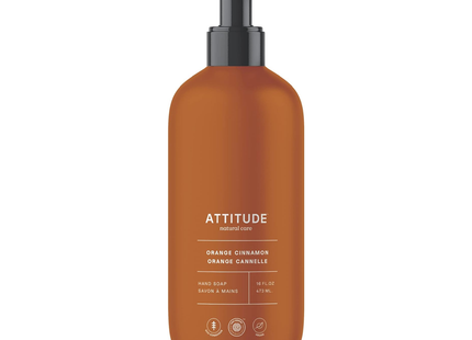 Attitude - Liquid Hand Soap, Orange Cinnamon | 473 mL