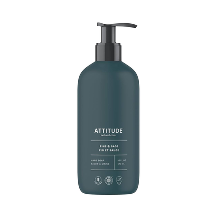 Attitude - Savon liquide pour les mains, pin et sauge | 473 ml
