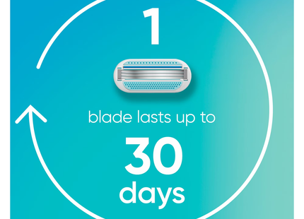 Gillette - Venus Smooth 3-Bladed Razor Refills | 4 Cartridges
