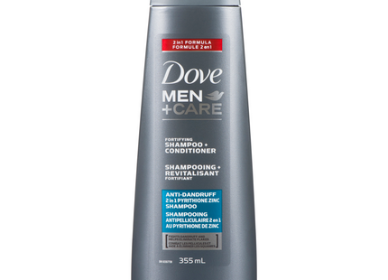 Dove - Men+Care Fortifying Shampoo & Conditioner - Anti-Dandruff with Pyrithione Zinc | 355 ml