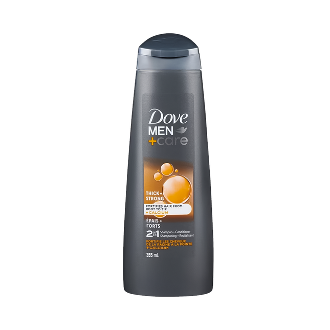 Dove - Men+Care Fortifying 2-In-1 Shampoo & Conditioner With Calcium - Thick & Strong | 355 mL