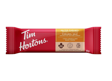 Tim Hortons - Barres granola au caramel salé | 5 barres