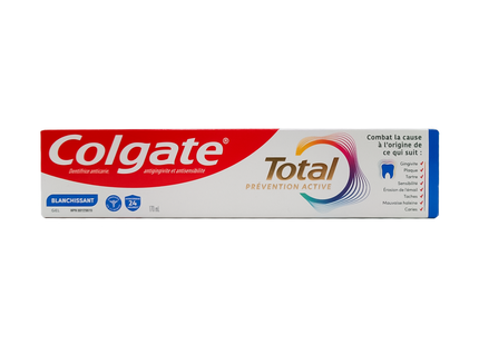 Colgate - Dentifrice blanchissant Total Active Prevention | 170 ml