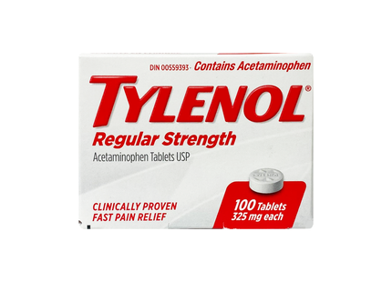 Tylenol - Acétaminophène 325 mg, force régulière | 100 comprimés