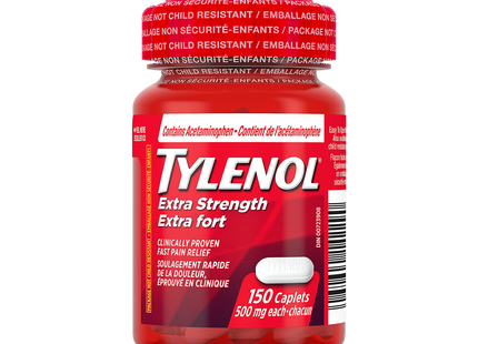 Tylenol - Comprimés analgésiques extra-forts | 150 comprimés