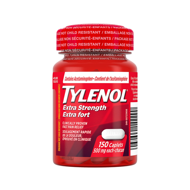 Tylenol - Comprimés analgésiques extra-forts | 150 comprimés