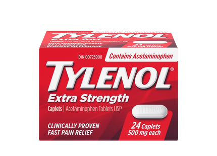 Tylenol Extra Strength Acetaminophen 500 mg | 24 Caplets