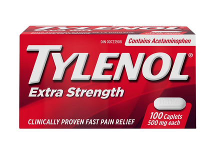 Tylenol - Acétaminophène 500 mg, extra fort | 100 comprimés 