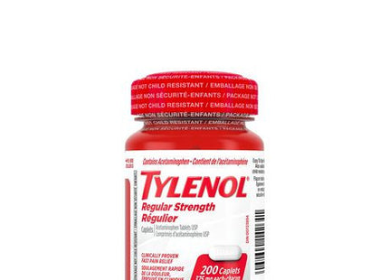 Tylenol Regular Strength Acetaminophen 325 mg | 200 Caplets