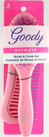 Goody Ouchless Brush & Comb Set | 2 pcs