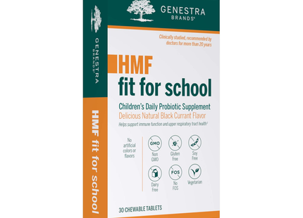 Genestra - HMF Fit For School, Children's Vitamins & Probiotic | 30 Tablets
