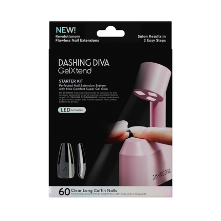 Dashing Diva - GelXtend Perfected Nail Extension System With Max Comfort Super Gel Glue