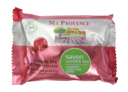 Ma Provence - Parfum Velouté Grenade Pêche Bio, Huile Certifiée Bio | 75 g