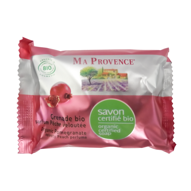 Ma Provence - Parfum Velouté Grenade Pêche Bio, Huile Certifiée Bio | 75 g