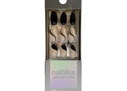 Nailbliss - Salon Gel Nails, Coal Crush GN214 | 30 Nails