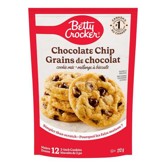 Betty Crocker - Chocolate Chip Cookie Mix | 212 g