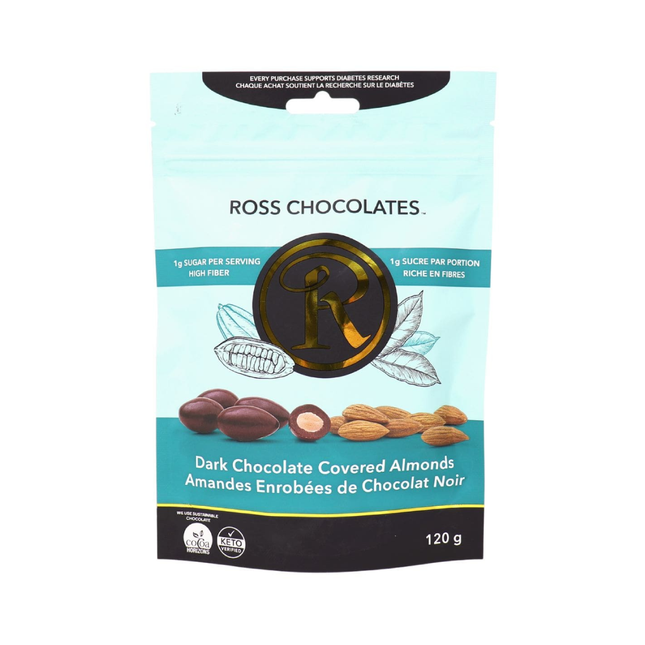 RC AMANDES ENROBÉES CHOC. NOIR 120G