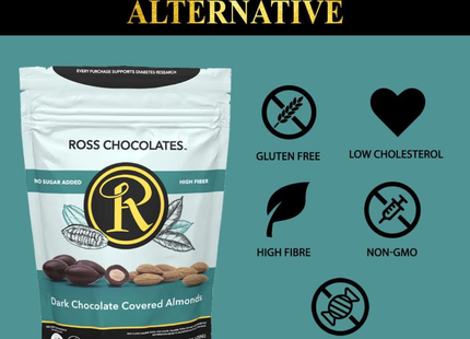 RC AMANDES ENROBÉES CHOC. NOIR 120G