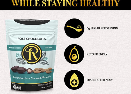 RC AMANDES ENROBÉES CHOC. NOIR 120G