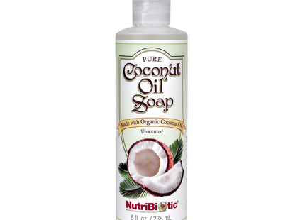Nutribiotic - Savon à l'huile de coco non parfumé | 240 ml