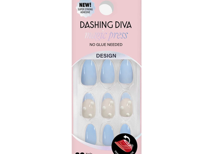Dashing Diva - Magic Press Short Nails PO726 Pish Posh! | 30 Nails