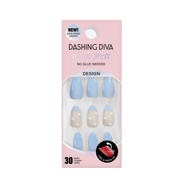 Dashing Diva - Ongles courts Magic Press PO726 Pish Posh ! | 30 ongles