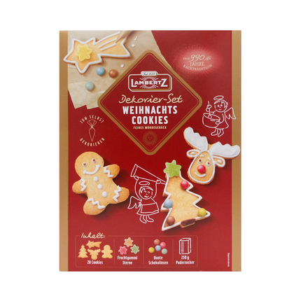 Lambertz - Christmas Cookie Decorating Set | 250 g