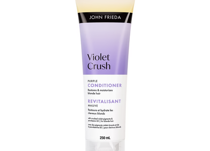 John Frieda - Après-Shampooing Violet Crush Anti-Jaunissement pour Cheveux Blonds | 250 mL