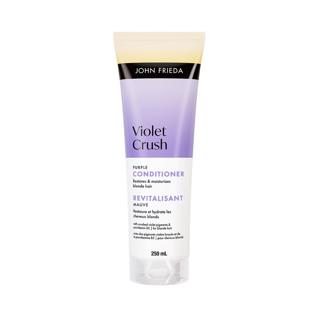 John Frieda - Après-Shampooing Violet Crush Anti-Jaunissement pour Cheveux Blonds | 250 mL