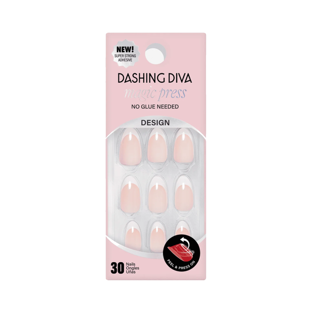 Dashing Diva - Magic Press Short Nails PO737, Very Vanilla | 30 Nails