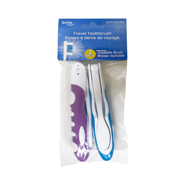 Smile - Brosse à dents de voyage | Lot de 2