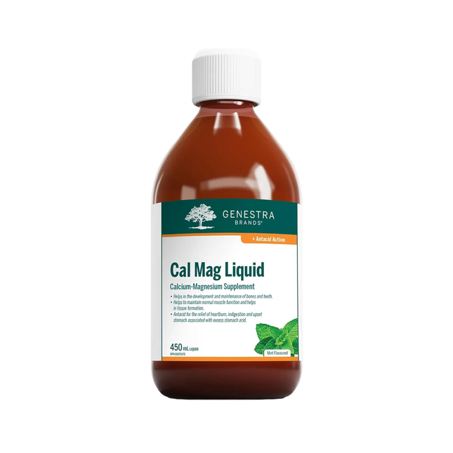 Genestra - CAL MAG LIQUIDE, Menthe | 450 mL