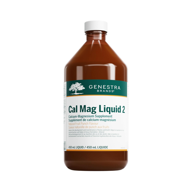 Genestra - Cal Mag Liquide 2, Punch aux fruits | 450 ml