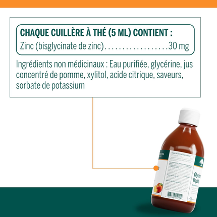 Genestra - Glycinate de zinc liquide | 450 mL