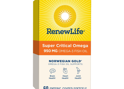 Renew Life - Norwegian Gold Super Critical Omega | 60 gélules