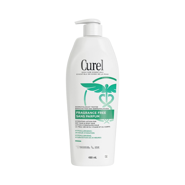 Curel - Hydrating Lotion For Dry Sensitive Skin, Fragrance Free | 480 mL